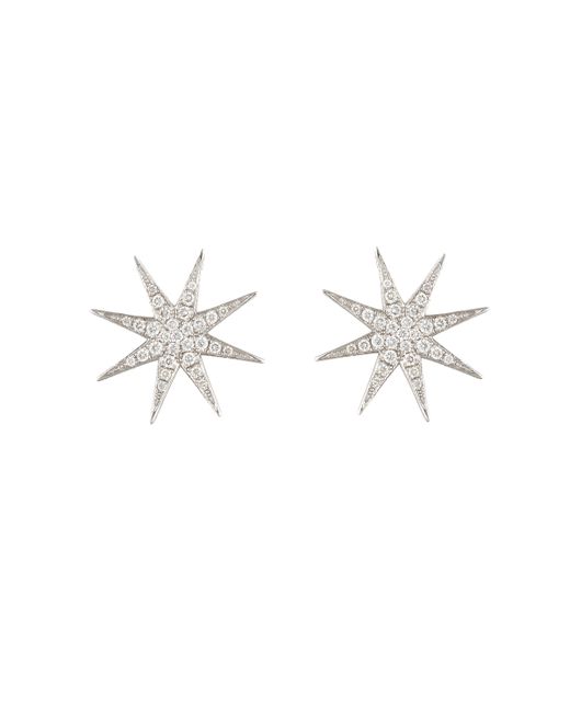 Falamank by Tarfa Itani 18kt White Gold Earrings With 0.29C Diamonds