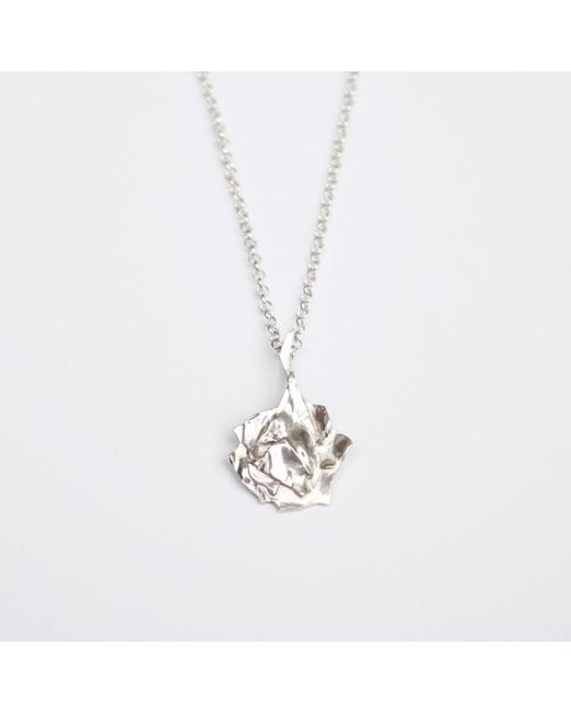 K ' S S A R A Sterling ROZA Small Necklace