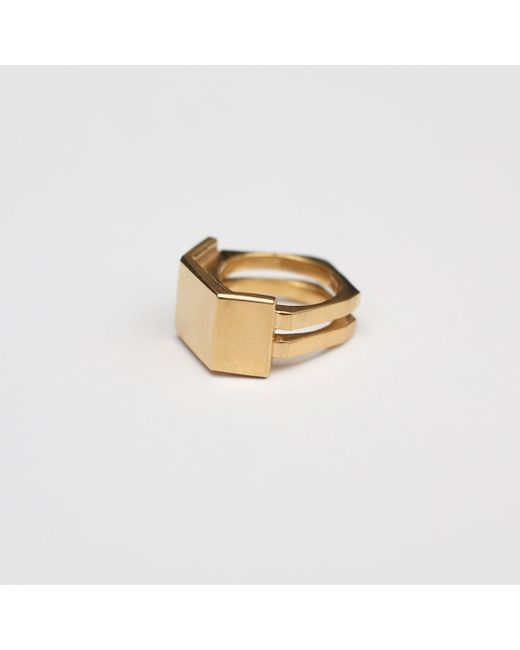 K ' S S A R A 14kt Yellow Plated CHRISTA Ring