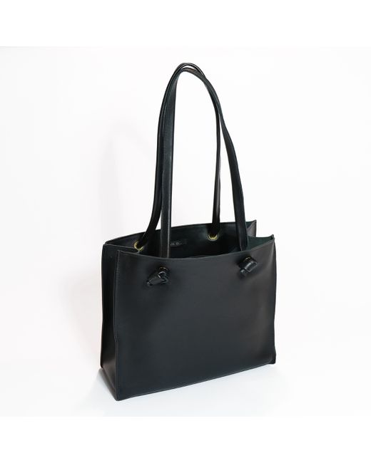 Studio EVA D. Small Leather Tote Bag Grocery