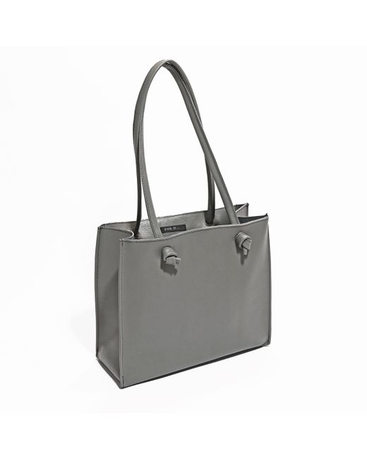 Studio EVA D. Small Leather Tote Bag Grocery