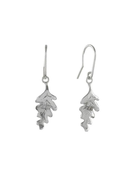 Lucy Flint Jewellery Oak Leaf Drop Earrings