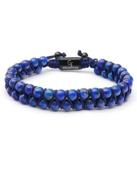 GT collection Lapis Lazuli Double Bead Bracelet Gemstones