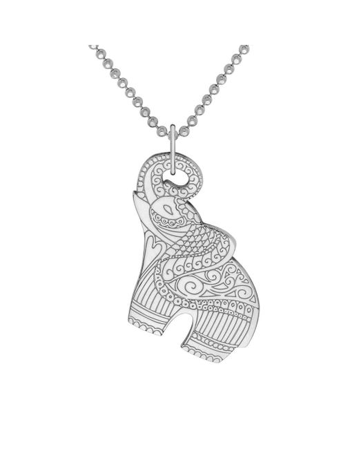 Cartergore Sterling Elephant Pendant Necklace