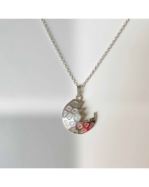 Ark Jewellery by Kristina Smith Sterling Crescent Moon Necklace
