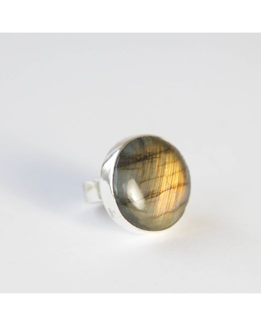 Alice Eden Jewellery Sterling Silver Labradorite Gemstone Ring