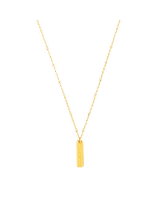 &anne 24kt Plated Aloha Necklace