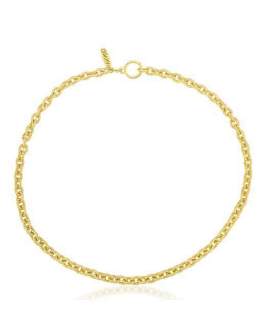 Arvino Textured Cable Chain Necklace