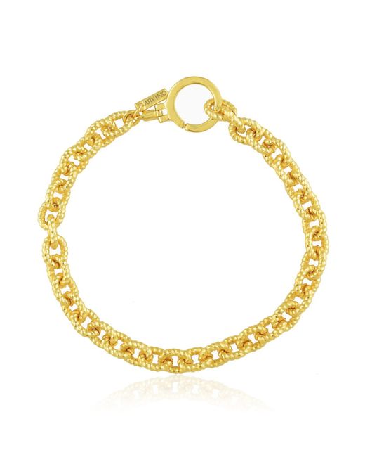 Arvino Textured Cable Chain Bracelet