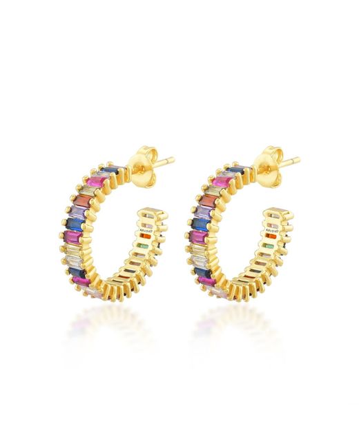 Arvino Candy Baguette Hoops