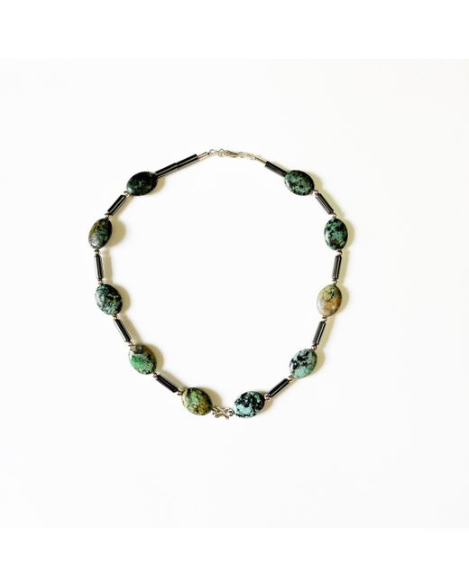 Ark Jewellery by Kristina Smith Sterling Silver African Jasper Necklace