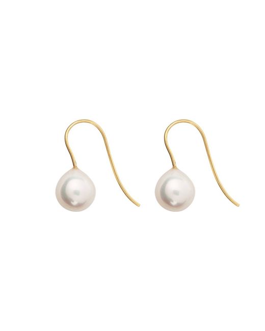 ORA Pearls Archi Pearl Earrings Gold