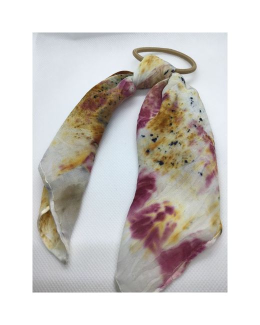 Bloomindye Colourful Eco Print Silk Hair Tie