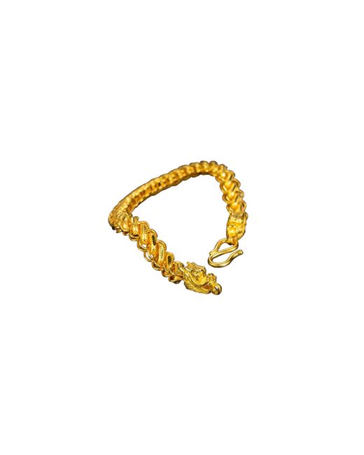 DS Jewellery 24kt Yellow Thailand Dragon Bracelet