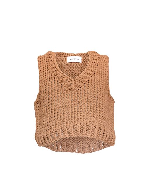 Rose Corps Chunky Recycled Cotton Knitted Vest