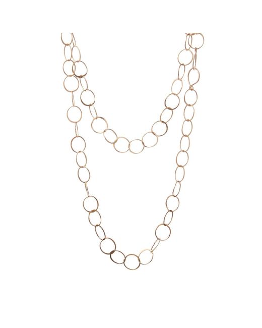 Britta Ambauen Jewelry Favourite Chain Hammered Necklace Gold or