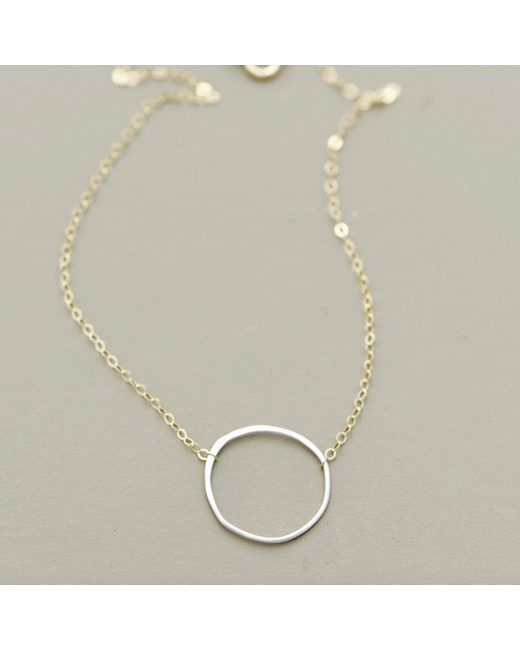 Britta Ambauen Jewelry Imperfect Circle Chain Necklace