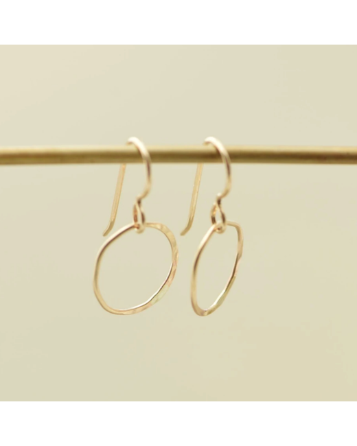 Britta Ambauen Jewelry Imperfect Circle Hook Earrings