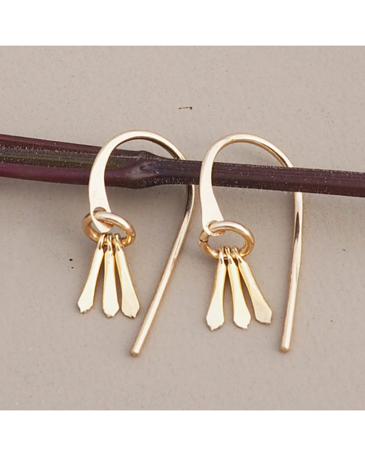 Britta Ambauen Jewelry Radiance Hook Earrings