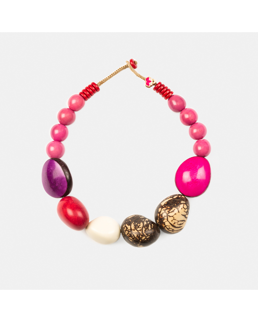 Pretty Pink Eco-Jewellery Marina Chunky Necklace