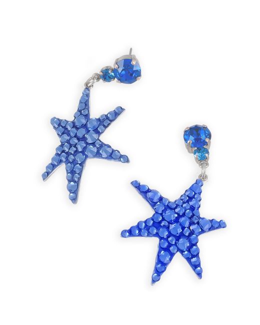 Stefanie Somers Inc STEORRA Crystal Star Earrings