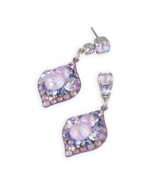 Stefanie Somers Inc MINSK Mini Crystal Drop Earrings