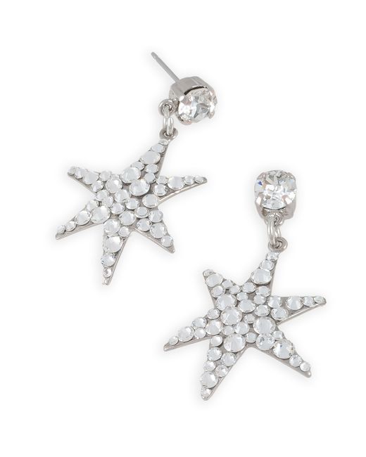 Stefanie Somers Inc STEORRA Crystal Star Earrings