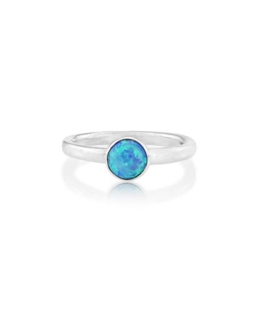 Lavan Sterling Silver Opal Ring