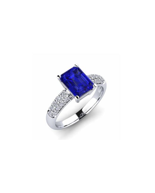 DS Jewellery 18kt Gold Sapphire Diamond Ring