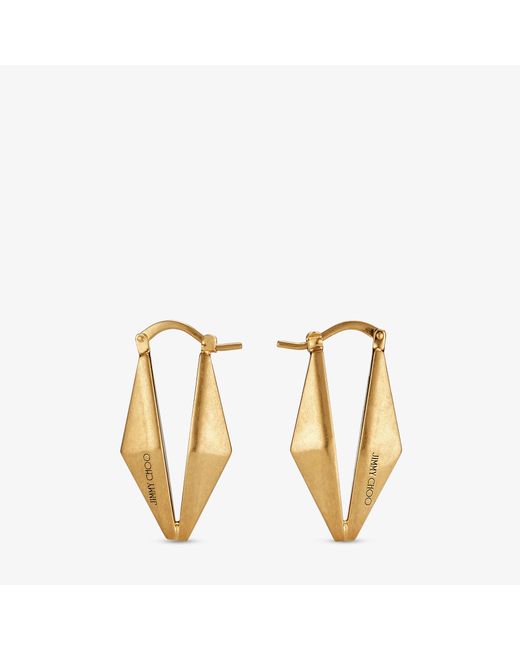 Jimmy Choo Diamond Chain Earring Gold finish diamond chain earrings
