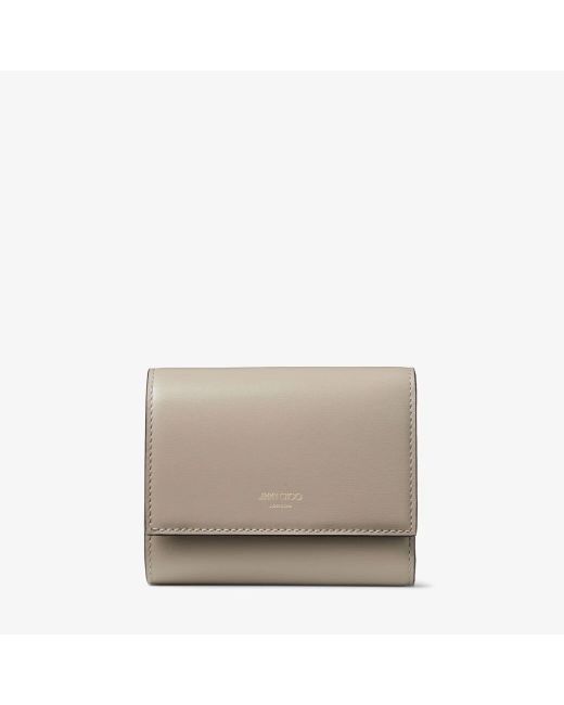 Jimmy Choo Marinda Taupe leather wallet