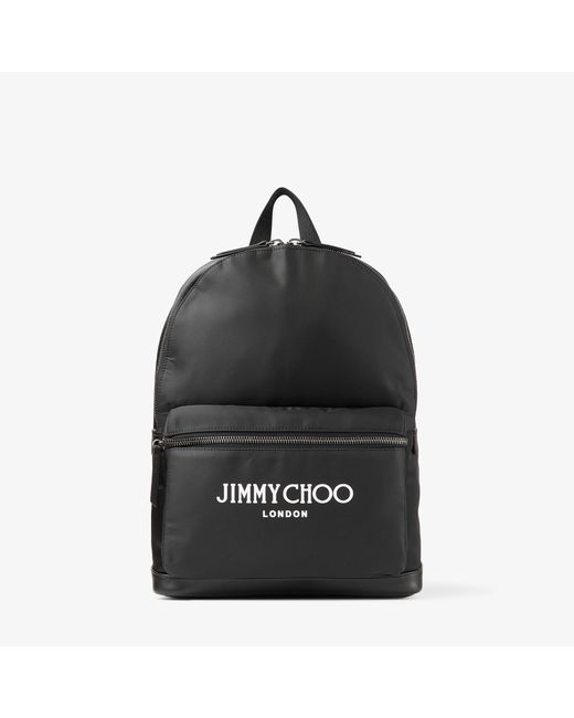 Jimmy Choo Wilmer nylon backpack with logo