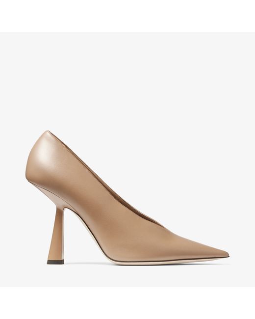Jimmy Choo Maryanne 100 calf leather pointed toe pumps