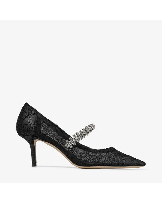 Jimmy Choo Bing Pump 65 lace pumps with crystals