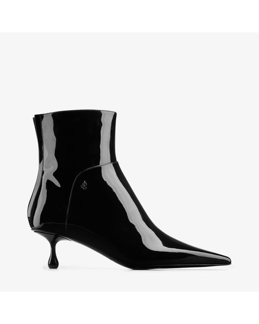 Jimmy Choo Cycas Ankle Boot 50 patent leather ankle boots
