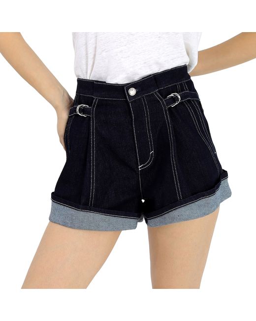 Chloé Ladies Recycled Denim Shorts