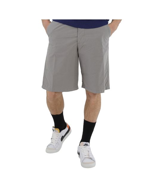 Kenzo Misty Mid-rise Cotton Chino Shorts