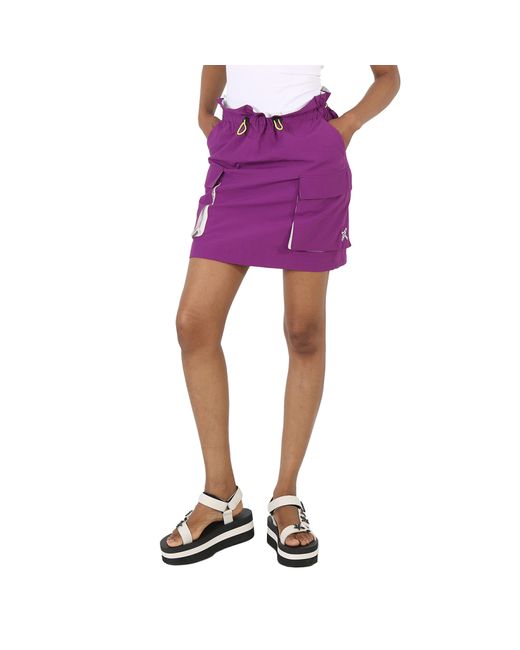 Kenzo Ladies Drawstring-waist Nylon Utility Skirt