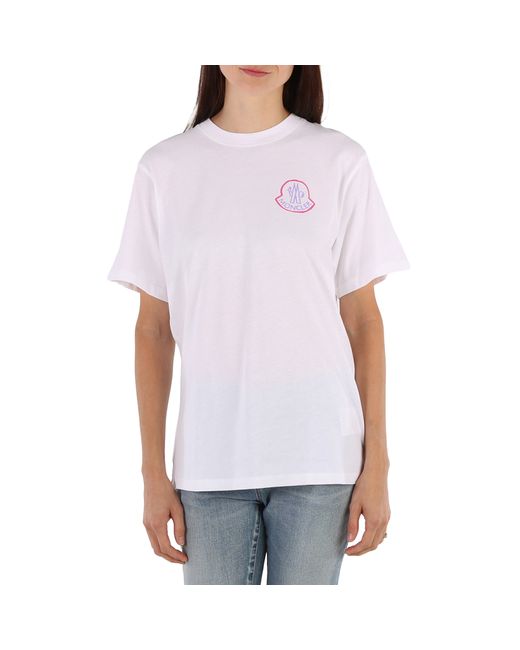 Moncler Logo Patch Cotton T-shirt