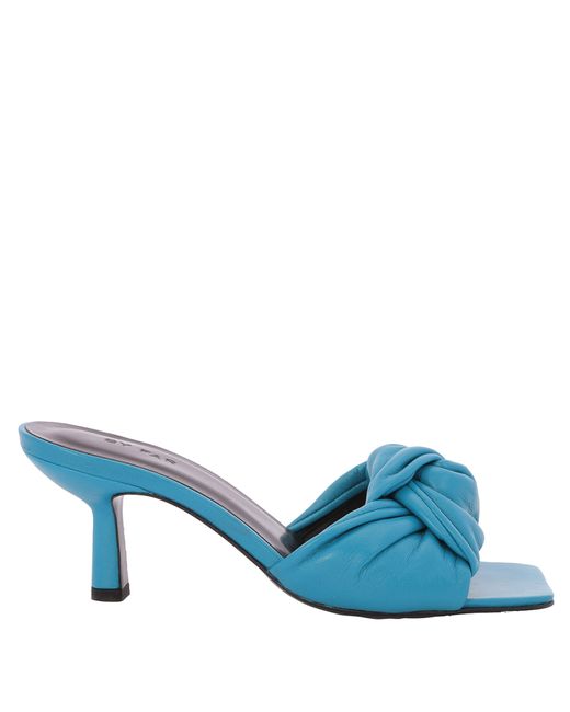 by FAR Ladies Azur Lana Twisted Leather Mules