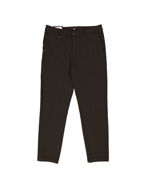 Hugo Boss Kane Micro-Patterned Stretch Slim-Fit Trousers