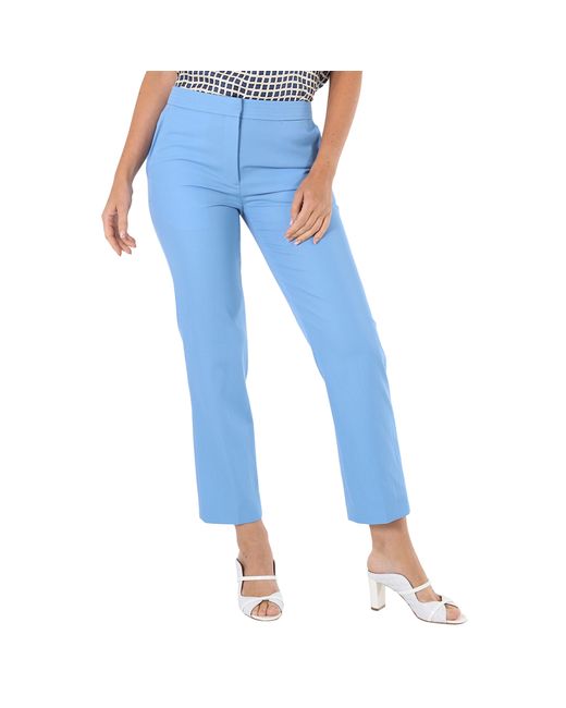 Burberry Ladies Emma Tailored Trousers Topaz