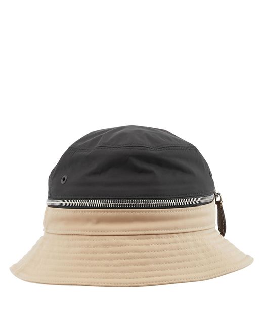 Burberry Soft Fawn Wide Brim Bucket Hat