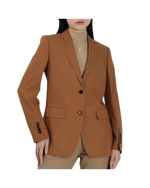 Burberry Wool Silk Cotton Blazer Jacket