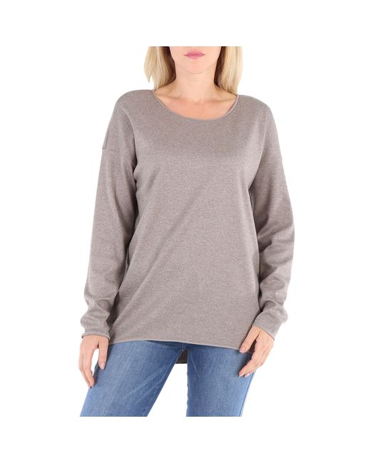 Wolford Ladies Dove Fine Wool-jersey Loose Fit Pullover