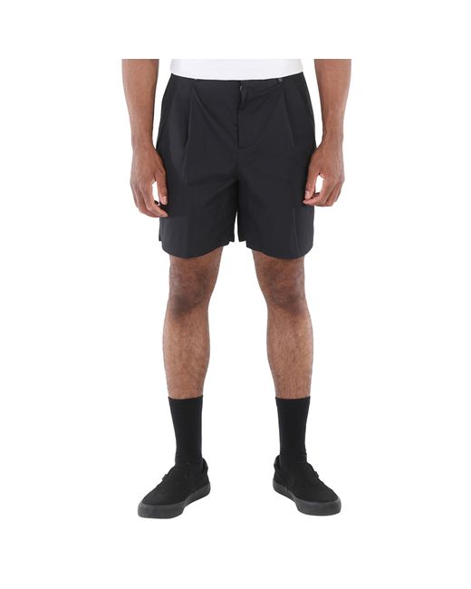 Burberry Technical Cotton Tailored Shorts