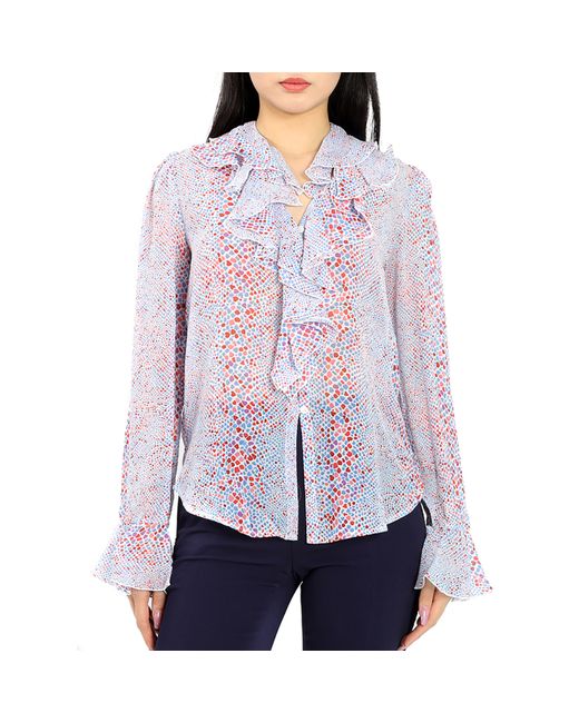 See by Chloé Ladies Floral Print Ruffle Blouse