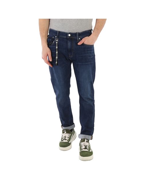 Calvin Klein High Stretch Washed Modern Tapered Jeans