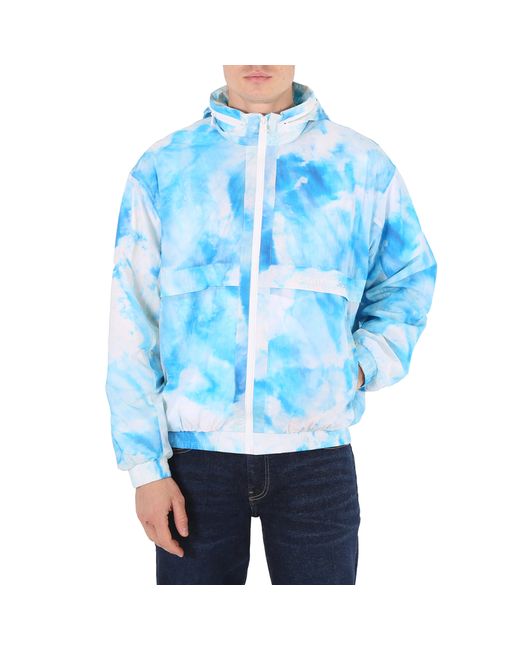 Calvin Klein Summer Splash Aop Seasonal Cloud Print Nylon Windbreaker Jacket
