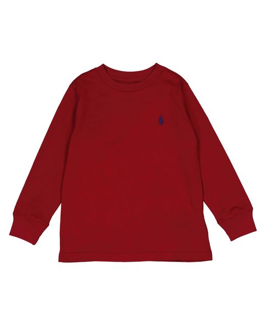 Polo Ralph Lauren Boys Long Sleeve Cotton Jersey Logo T-Shirt